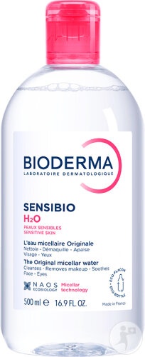 Bioderma Sensibio Créaline H2O Apă Micelară Demachiantă Pentru Ten Sensibil 500ml - Img 1