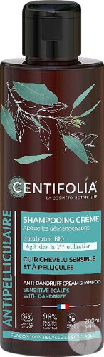 Centifolia Șampon Cremă Antimătreață Pentru Pielea Sensibila A Capului Flacon 200ml - Img 1