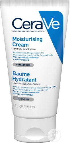 CeraVe Balsam Hidratant Fără Parfum Pentru Față Corp Pentru Piele Uscată 50ml - Img 1