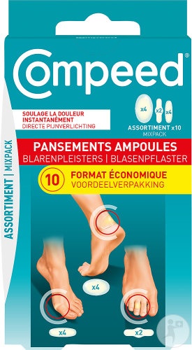 Compeed Plasturi Pentru Bășici Mixpack Format Economic 10 Bucăți - Img 1