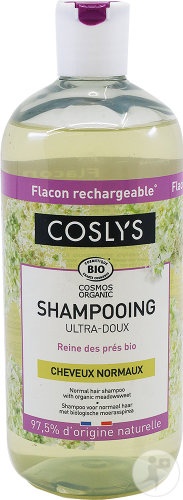 Coslys Șampon Bio Ultra-Blând Păr Normal Flacon 500ml - Img 1