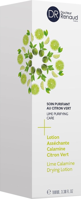 Dr Renaud Calamine Loțiune de Uscare Lămâie Verde Flacon 100ml - Img 1