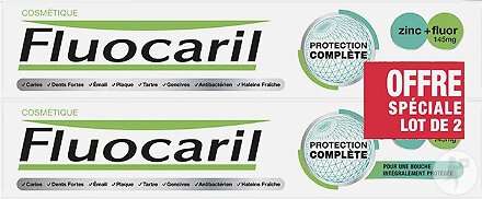 Fluocaril Complete Protection Pastă De Dinți 2x75ml - Img 1