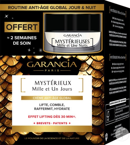 Garancia Pachet Mystérieux Cremă De Zi 30ml + Mini Noapte 10ml - Img 1