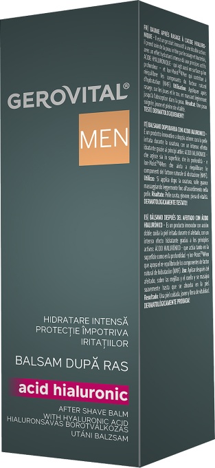 Gerovital Men Balsam După Ras Cu Acid Hialuronic 100ml - Img 1
