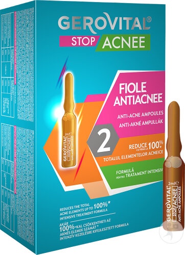 Gerovital Stop Acnee Fiole Antiacnee 10x2ml - Img 1