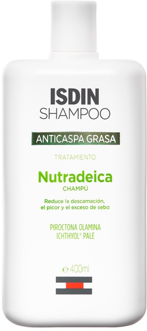 Isdin Nutradeica Șampon Anti-Mătreață Pentru Mătreață Grasă Flacon 200ml - Img 1