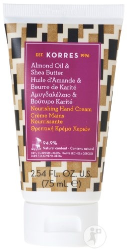 Korres Cremă De Mâini Reparatoare Cu Migdale Și Unt De Shea 75ml - Img 1