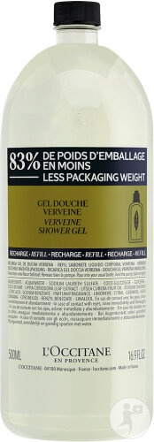 L'Occitane Gel De Duș Verbena Reumplere 500ml Noua Formulă - Img 1
