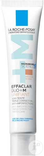 La Roche-Posay Effaclar Duo+ M Unifiant Îngrijire Colorată Corecție Triplă Nuanță Medie 40ml - Img 1