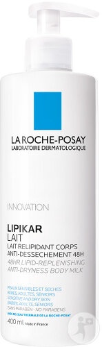 La Roche-Posay Lipikar Lait Loțiune De Corp Pentru Piele Uscată 400ml - Img 1