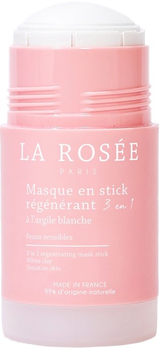 La Rosée Mască Regenerantă Stick 3 În 1 Cu Argilă Albă Piele Sensibilă 75ml - Img 1