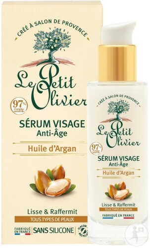 Le Petit Olivier Ser Anti-Age Cu Ulei De Argan Pentru Ten Flacon 30ml - Img 1