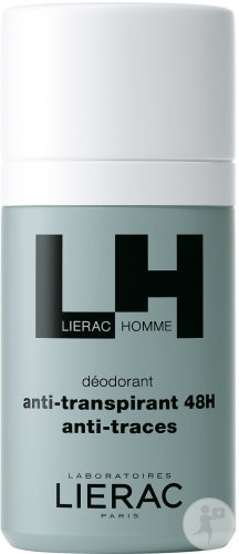 Lierac Homme Deodorant Anti-Transpirant 48h Fără Urme Roll-On 50ml - Img 1
