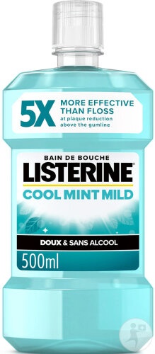 Listerine Cool Mint Apă Gură Aromă Mentă Gust Delicat Flacon 500ml - Img 1