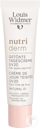 Louis Widmer Nutriderm Cremă De Zi Nuanțată SPF20 Natural 01 Tub 30ml - Img 1