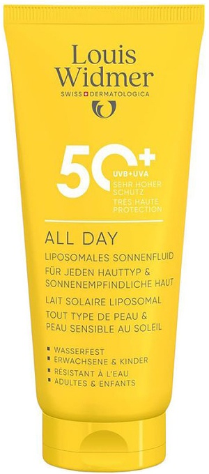 Louis Widmer Sun All Day SPF50+ Format Avantajos Fără Parfum 200ml - Img 1