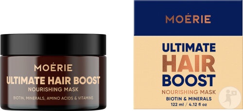 Moérie Mască Capilară Pentru Creșterea Părului Borcan 100ml - Img 1