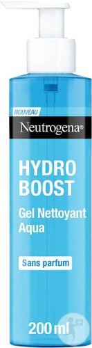 Neutrogena Hydro Boost Aqua Gel Demachiant Fără Parfum Flacon Cu Pompiță 200ml - Img 1