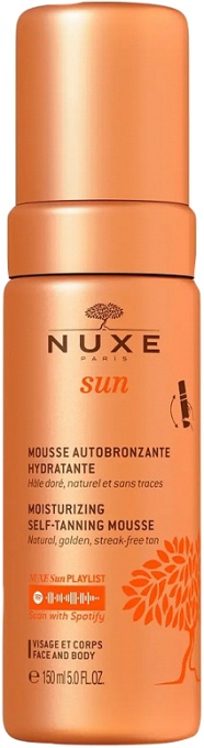 Nuxe Sun Spumă Hidratantă Autobronzantă Sticlă 150ml - Img 1