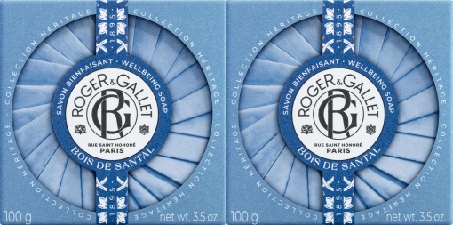Pachet Roger&amp;Gallet Bois De Santal Săpun De Bunăstare 2x100g - Img 1