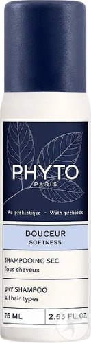 Phyto Douceur Șampon Uscat Pentru Toate Tipurile De Păr Spray 75ml - Img 1