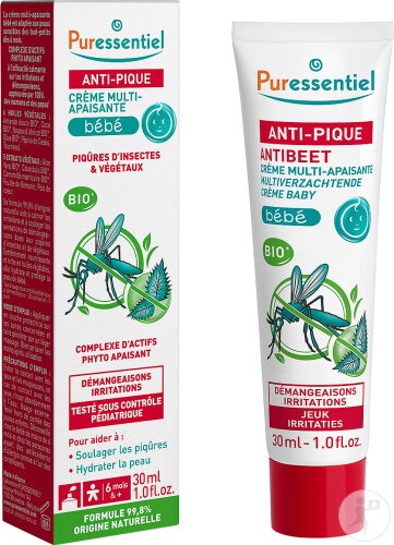 Puressentiel Anti-Pique Cremă Multi-Calmantă Pentru Bebeluși 30ml - Img 1
