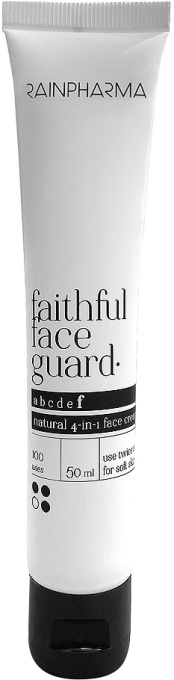 RainPharma Faithful Face Guard 4-în-1 Cremă De Zi Și De Noapte Contur Ochi Și Ser 50ml - Img 1