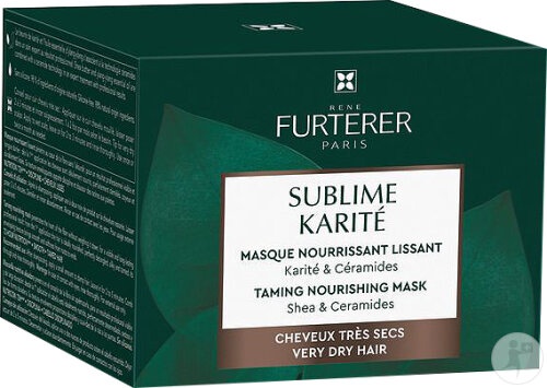 René Furterer Sublime Karité Mască Nutritie Si Netezire Cu Shea &amp; Ceramide Păr Foarte Uscat 200ml - Img 1