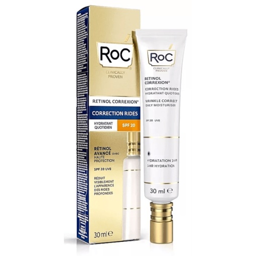 RoC Retinol Correxion Cremă Hidratantă Corectoare De Riduri SPF20 30ml - Img 1