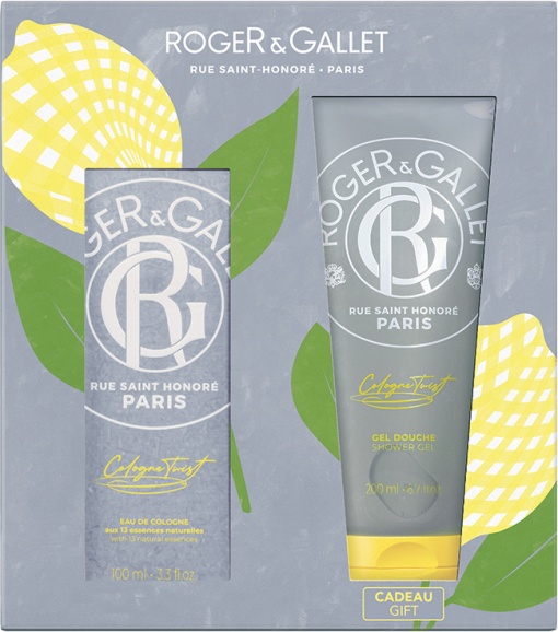 Roger &amp; Gallet Set De Ziua Tatălui Apă De Colonie Twist 100ml + Gel De Duș 200ml - Img 1