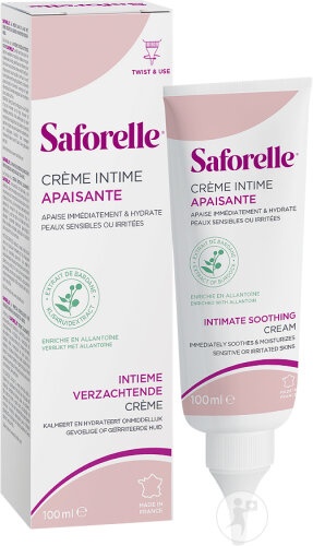 Saforelle Cremă Intimă Calmantă 100ml - Img 1