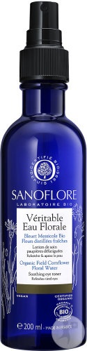 Sanoflore Aqua Merveilleuse Apă Florală Veritabilă De Albăstrele Pentru Ochi Obosiți Spray 200ml - Img 1