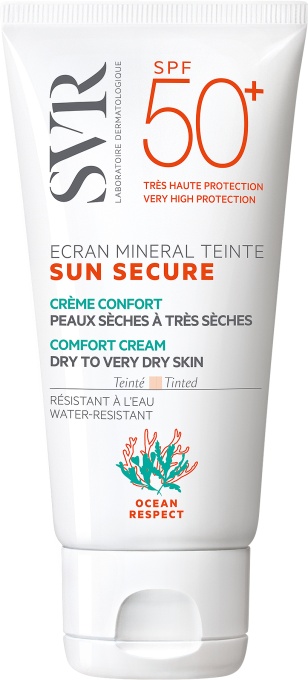 SVR Sun Secure Cremă Nuanțatoare De Față SPF50+ Pentru Piele Uscată Tub 60ml - Img 1