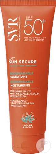 SVR Sun Secure Lapte Hidratant Bebeluși-Copii-Adulți SPF50+ 250ml - Img 1