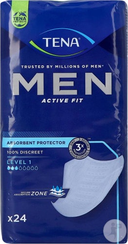 Tena Men Active Fit Absorbante Incontinență Light Nivel 1 24 Bucăți - Img 1