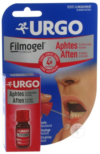 Urgo Afte și Microrăni Buccale Aromă fructată, Flacon 6 ml - Img 1