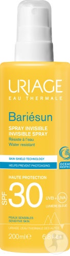 Uriage Bariésun Spray Invizibil SPF30 Piele Sensibilă 200ml - Img 1