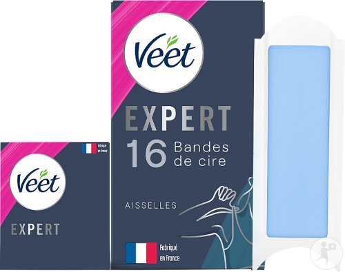 Veet Expert Benzi Ceară Rece Subraț 16buc - Img 1