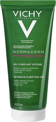 Vichy Normaderm Phytosolution Gel Purifiant Intens Ten Cu Tendință Acneică Tub 200ml - Img 1