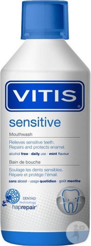 Vitis Sensitive Apă De Gură Flacon 500ml - Img 1