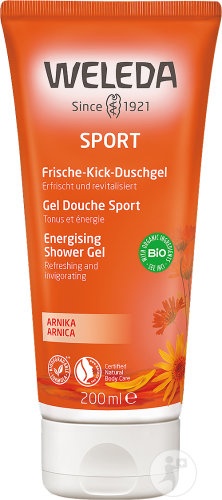 Weleda Gel De Duș Sport Cu Arnica Tub 200ml - Img 1