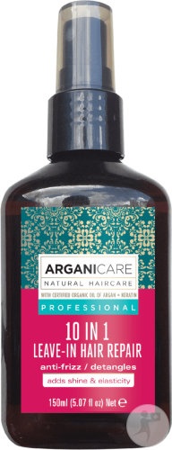 Arganicare Spray Reparator 10in1 Fără Clătire Cu Keratină 150ml - Img 1