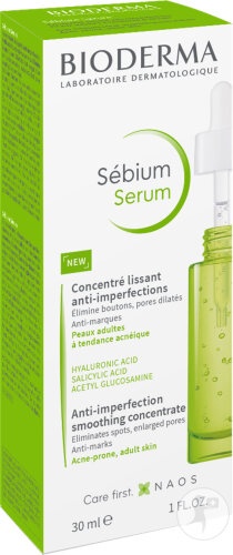 Bioderma Sébium Ser Concentrat Calmant Anti-Imperfecțiuni Piele Adultă Cu Tendință Acneică 30ml - Img 1