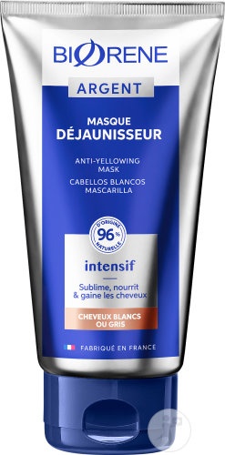 Biorène Argent Mască Decolorantă Intensivă Păr Alb Sau Gri 150ml - Img 1