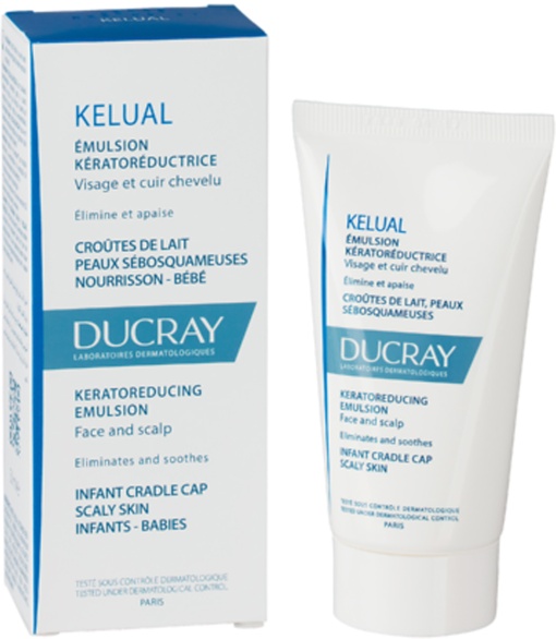Ducray Kelual Emulsie Keratoreductoare Pentru Cruste De Lapte Și Piele Seboscuamoasă 50ml - Img 1