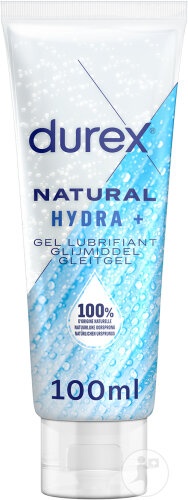 Durex Gel Natural Extra Hidratant Hydra+ Lubrifiant Tub 100ml - Img 1