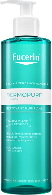 Eucerin DermoPure Clinical Gel De Curățare Purifiant 400 ml - Img 1