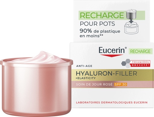 Eucerin Hyaluron-Filler + Elasticity Crema De Zi Roz SPF30 Rezervă 50ml - Img 1