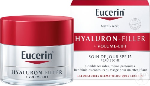 Eucerin Hyaluron-Filler + Volume-Lift SPF15 Cremă De Zi Pentru Piele Uscată 50ml - Img 1